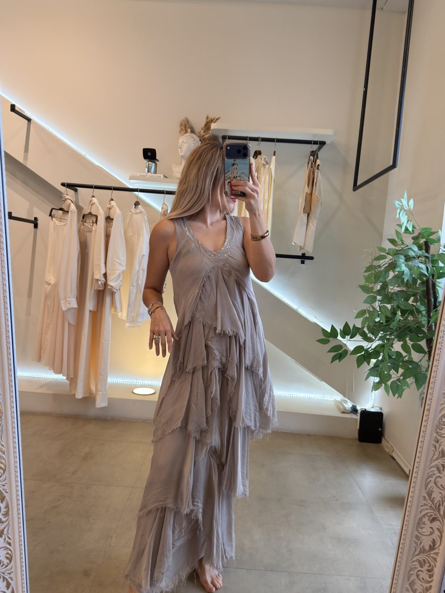 VESTIDO ARENA SEDA OLAN - Imagen 2