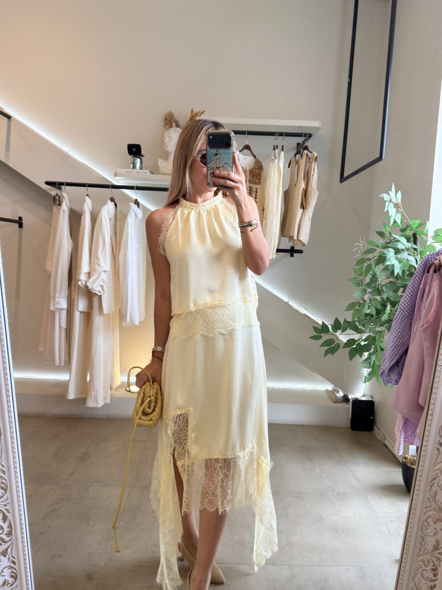 CONJUNTO FALDA LACE YELLOW - Imagen 3