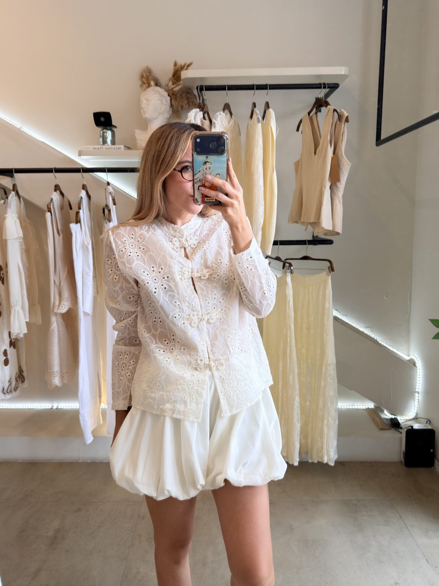 SHORT GLOBO WHITE - Imagen 8