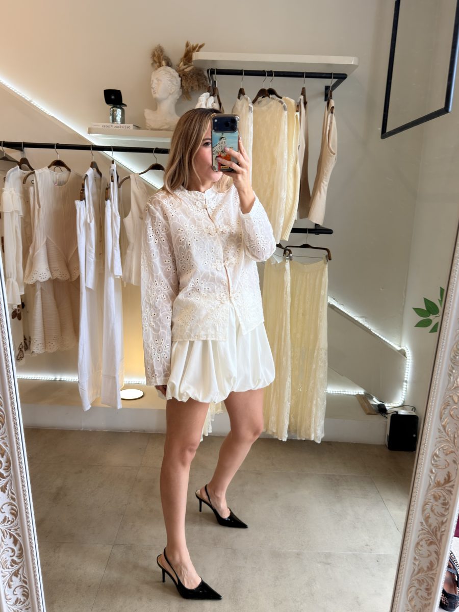 SHORT GLOBO WHITE - Imagen 4
