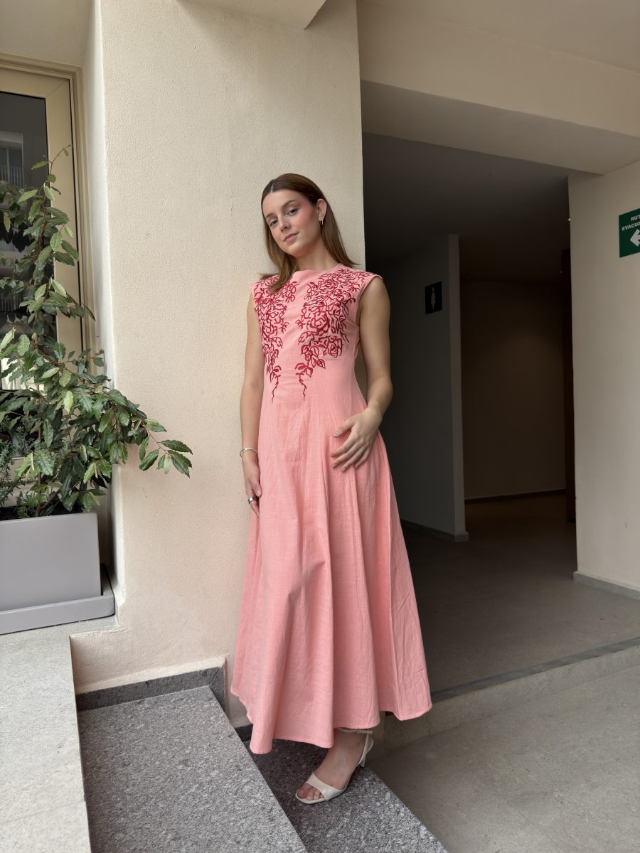 VESTIDO ESPAÑOL BORDADO RED - Imagen 3