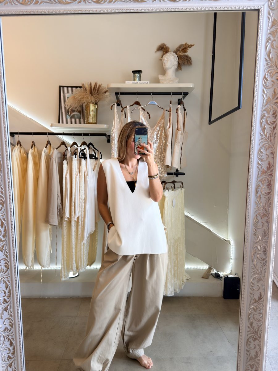 BLUSA CHALECO WHITE - Imagen 7