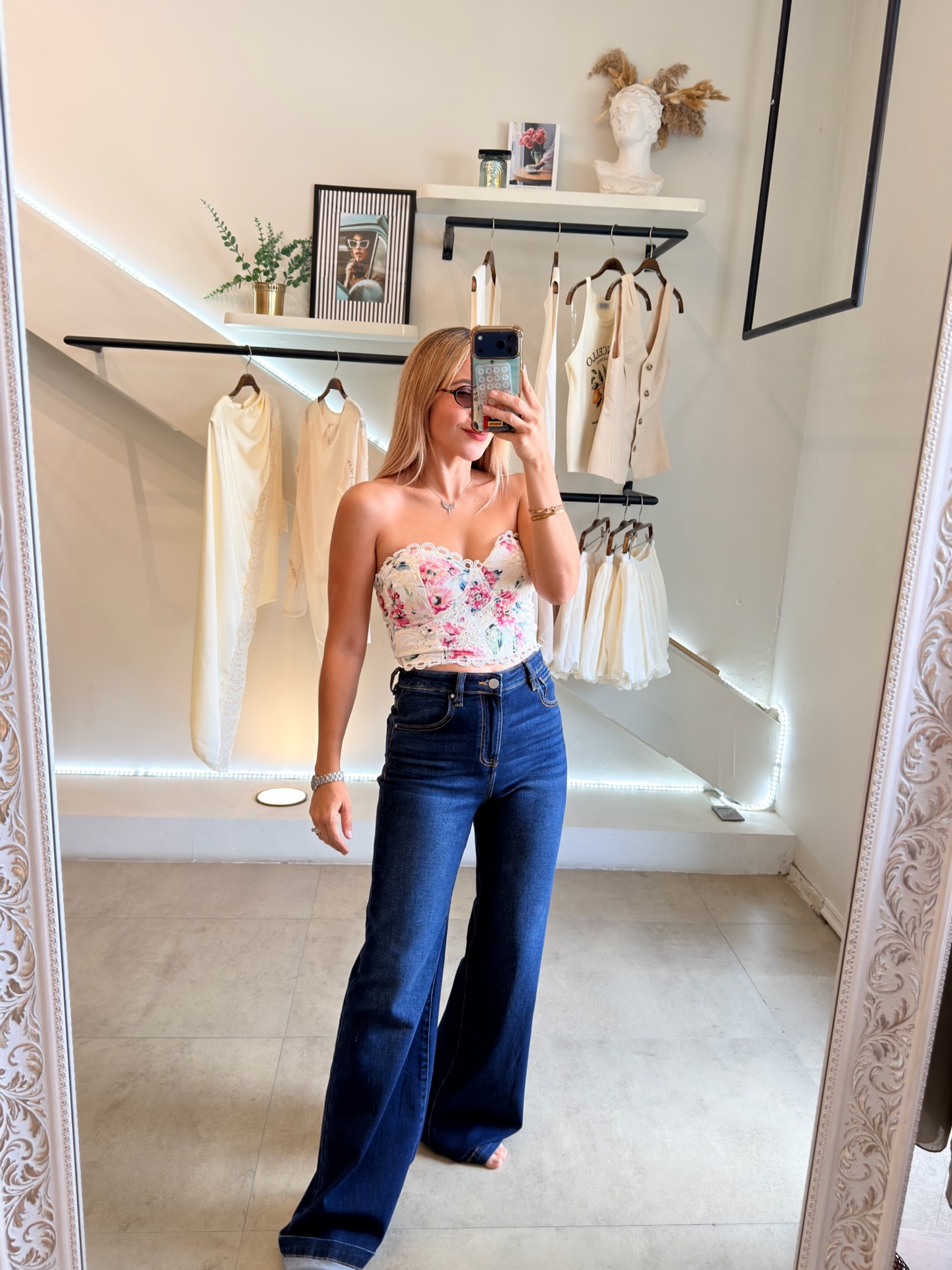 CROP TOP FLORAL - Imagen 5