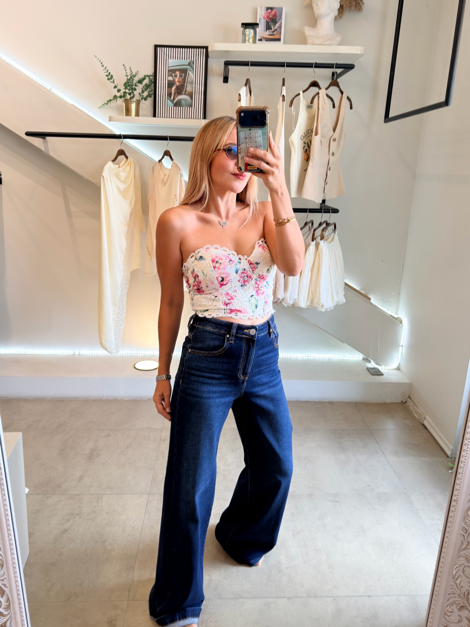 CROP TOP FLORAL - Imagen 6