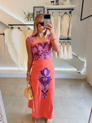 CONJUNTO BORDADO ORANGE