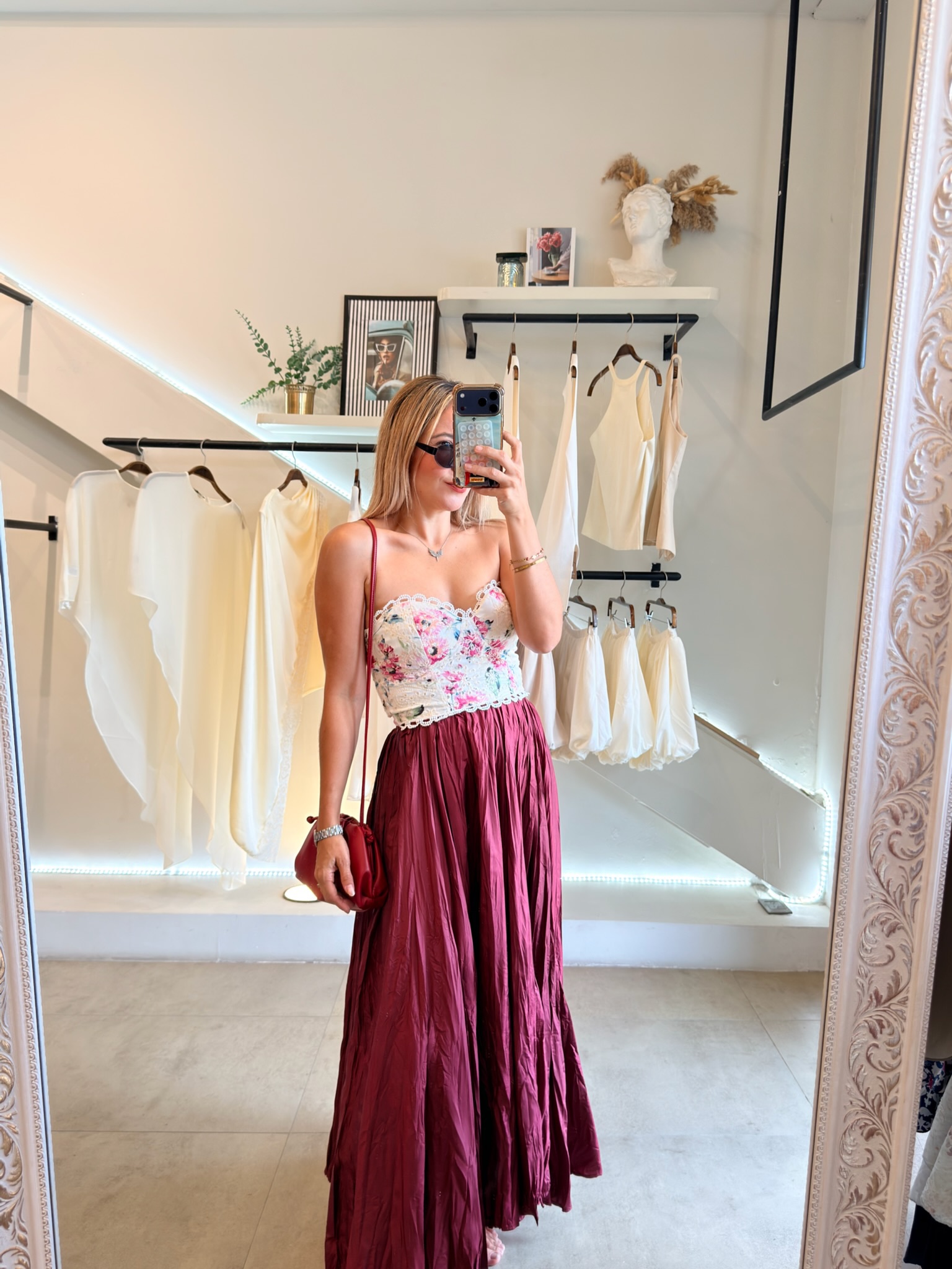 CROP TOP FLORAL - Imagen 3
