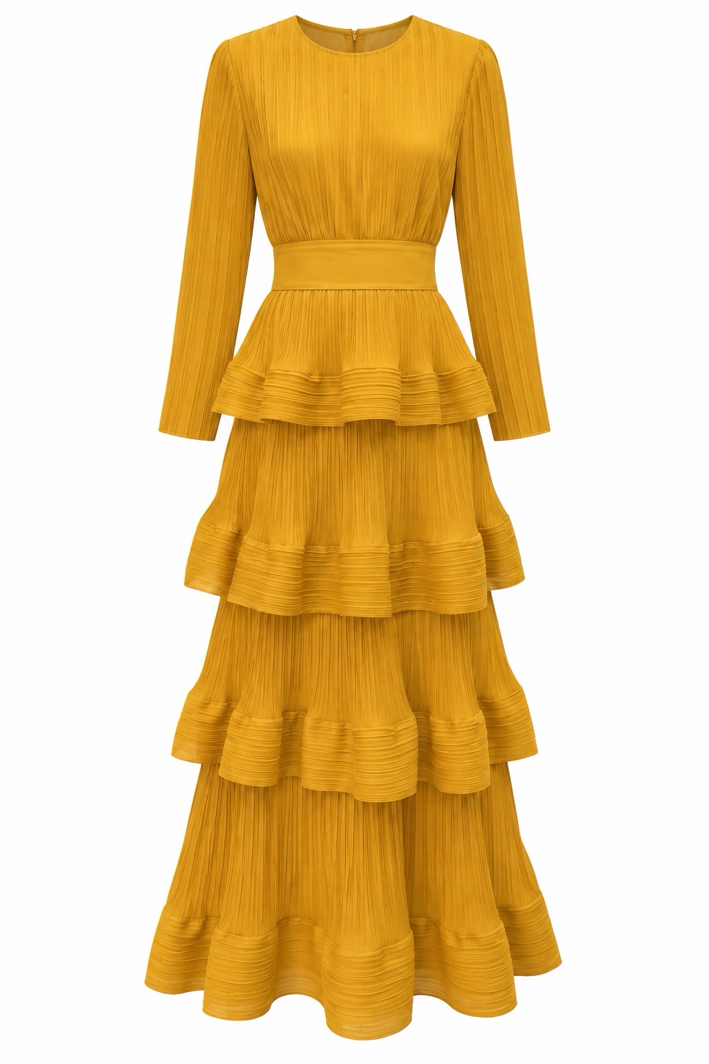 VESTIDO ESPAÑOL OLANES YELLOW