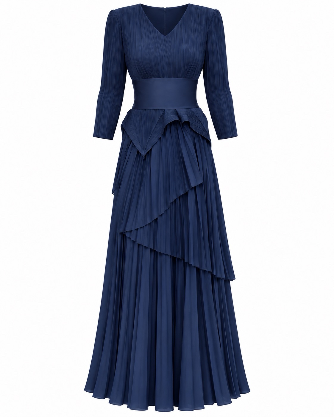 CONJUNTO ESPAÑOL PLISADO BLUE