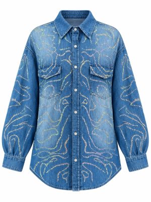 CAMISA DENIM BRILLOS