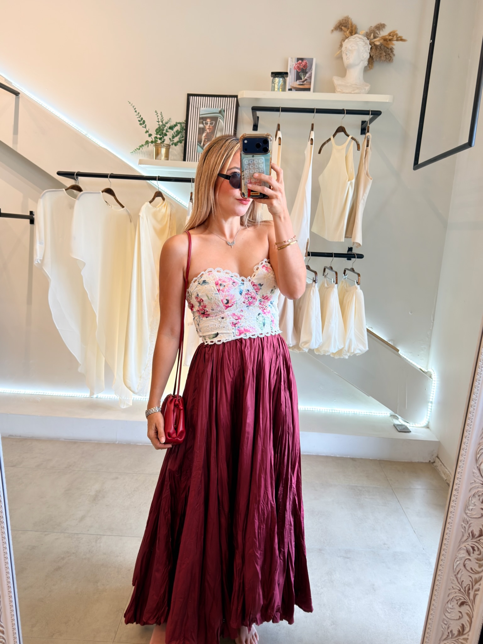 FALDA BURGUNDY - Imagen 2