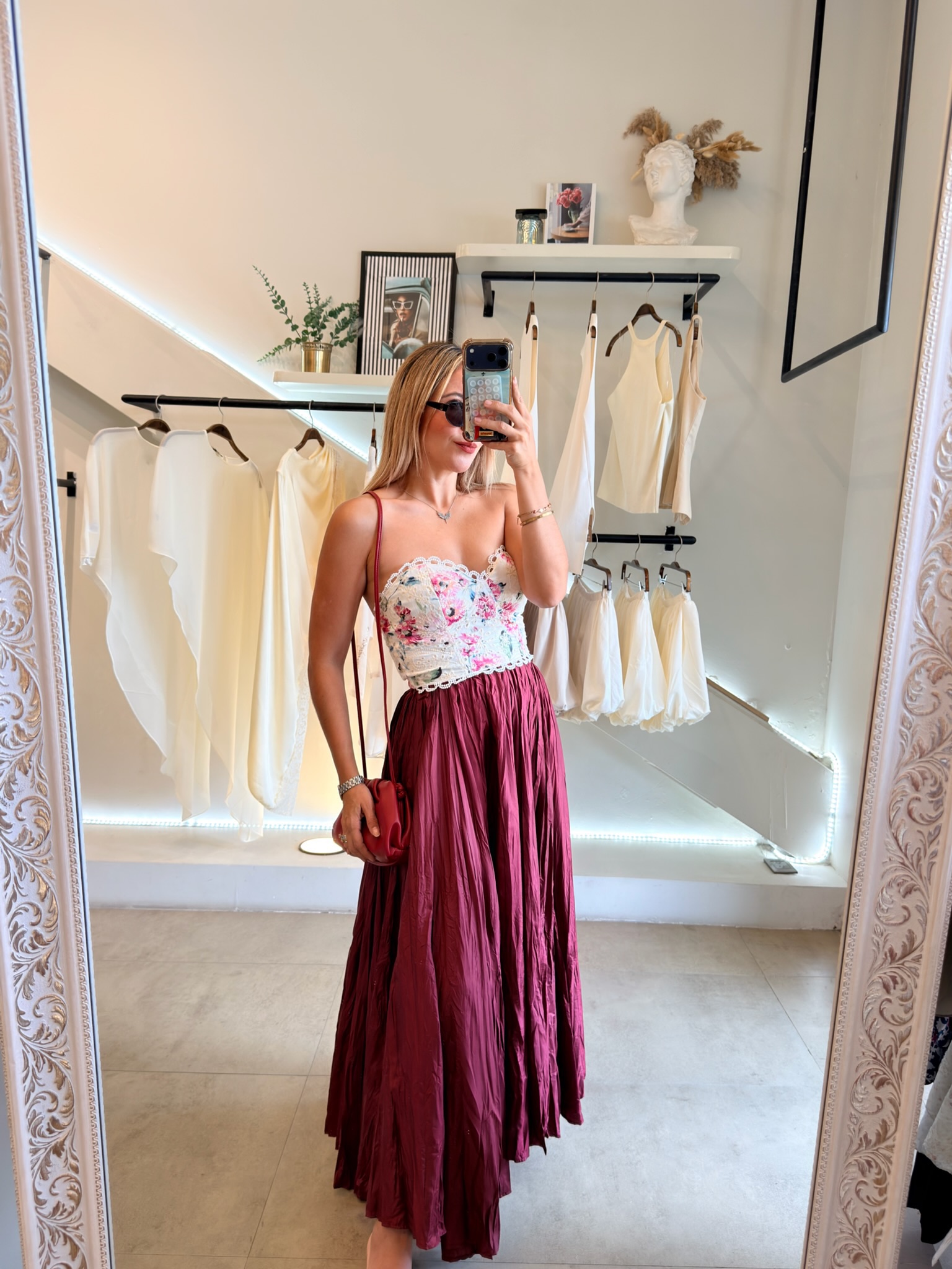 FALDA BURGUNDY