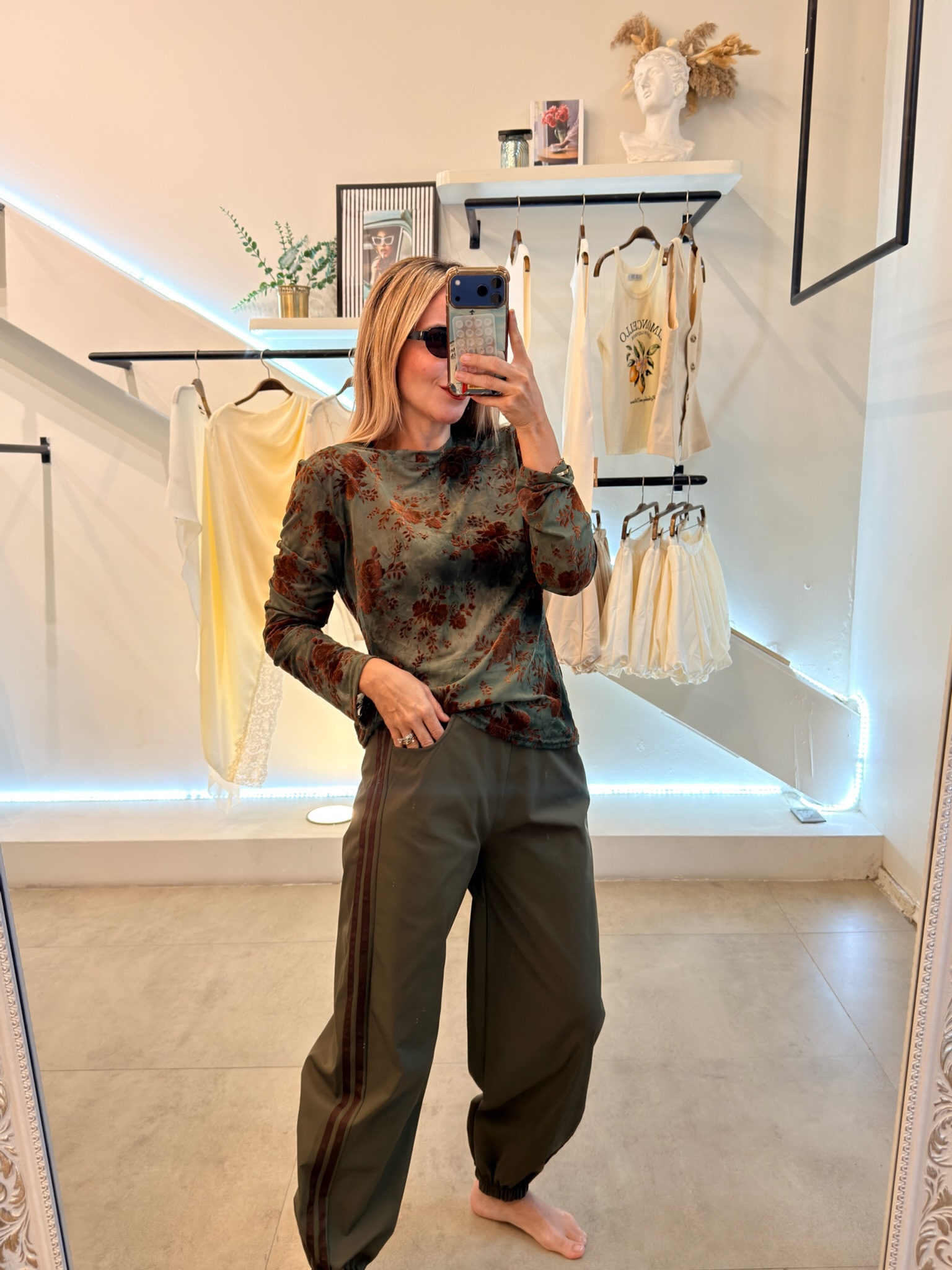 BLUSA MESH GREEN