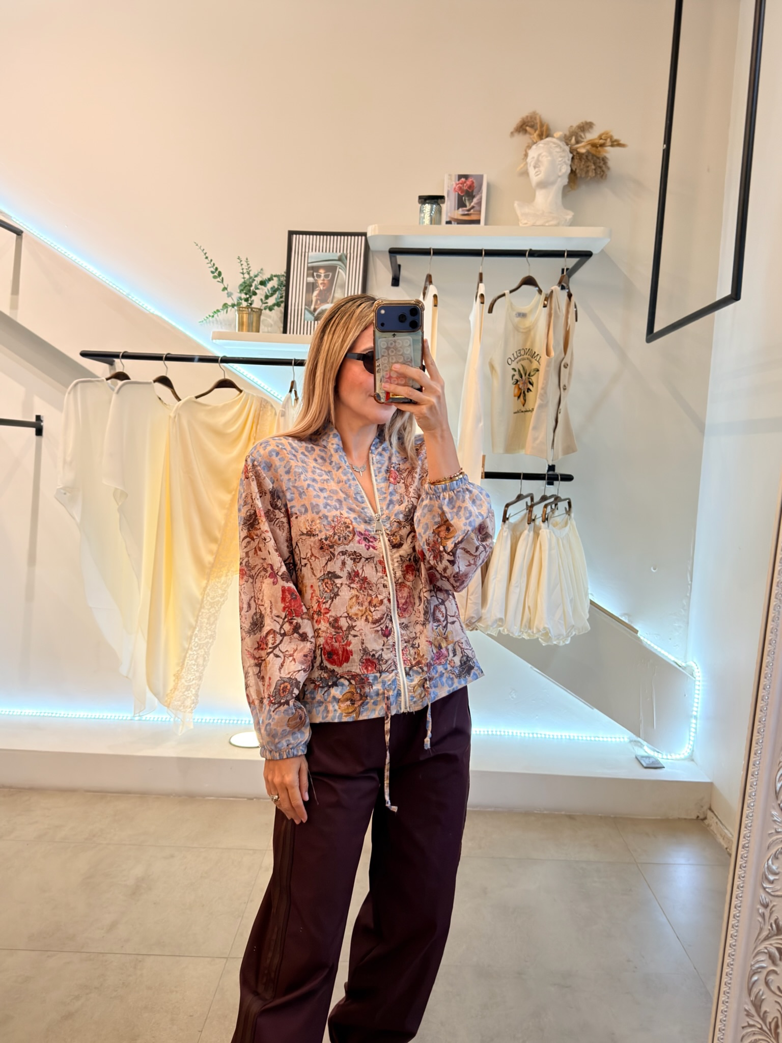 BLUSA JACKET FLORAL - Imagen 2