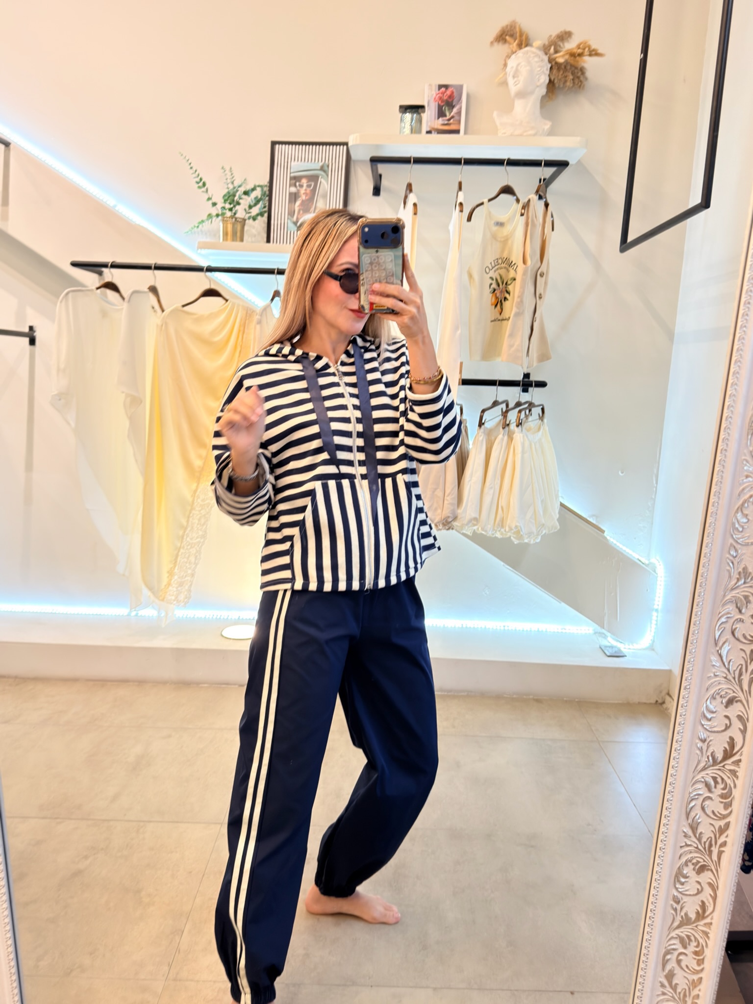 JOGGER LINES BLUE WHITE - Imagen 2