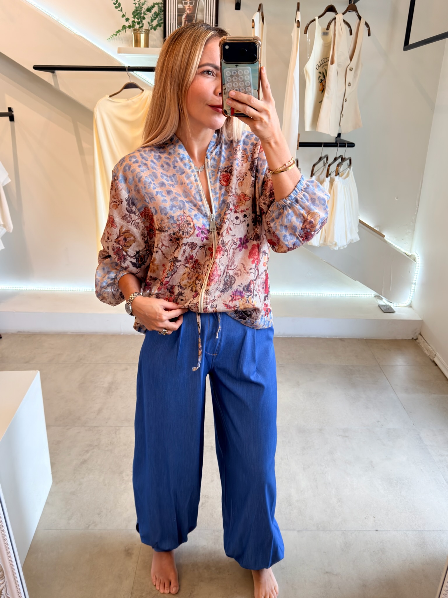 BLUSA JACKET FLORAL - Imagen 9