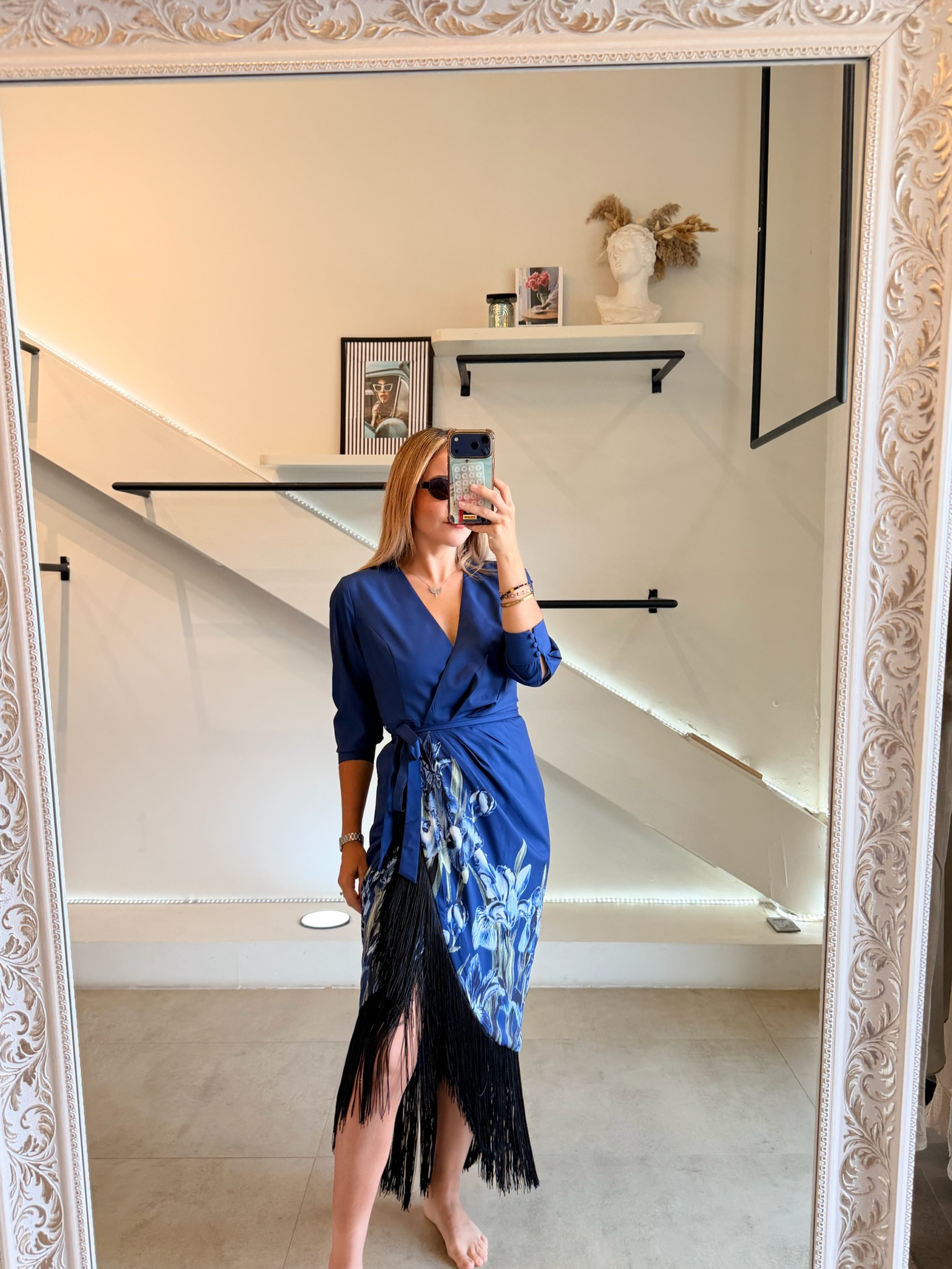 VESTIDO ESPAÑOL BLUE FLECOS - Imagen 8