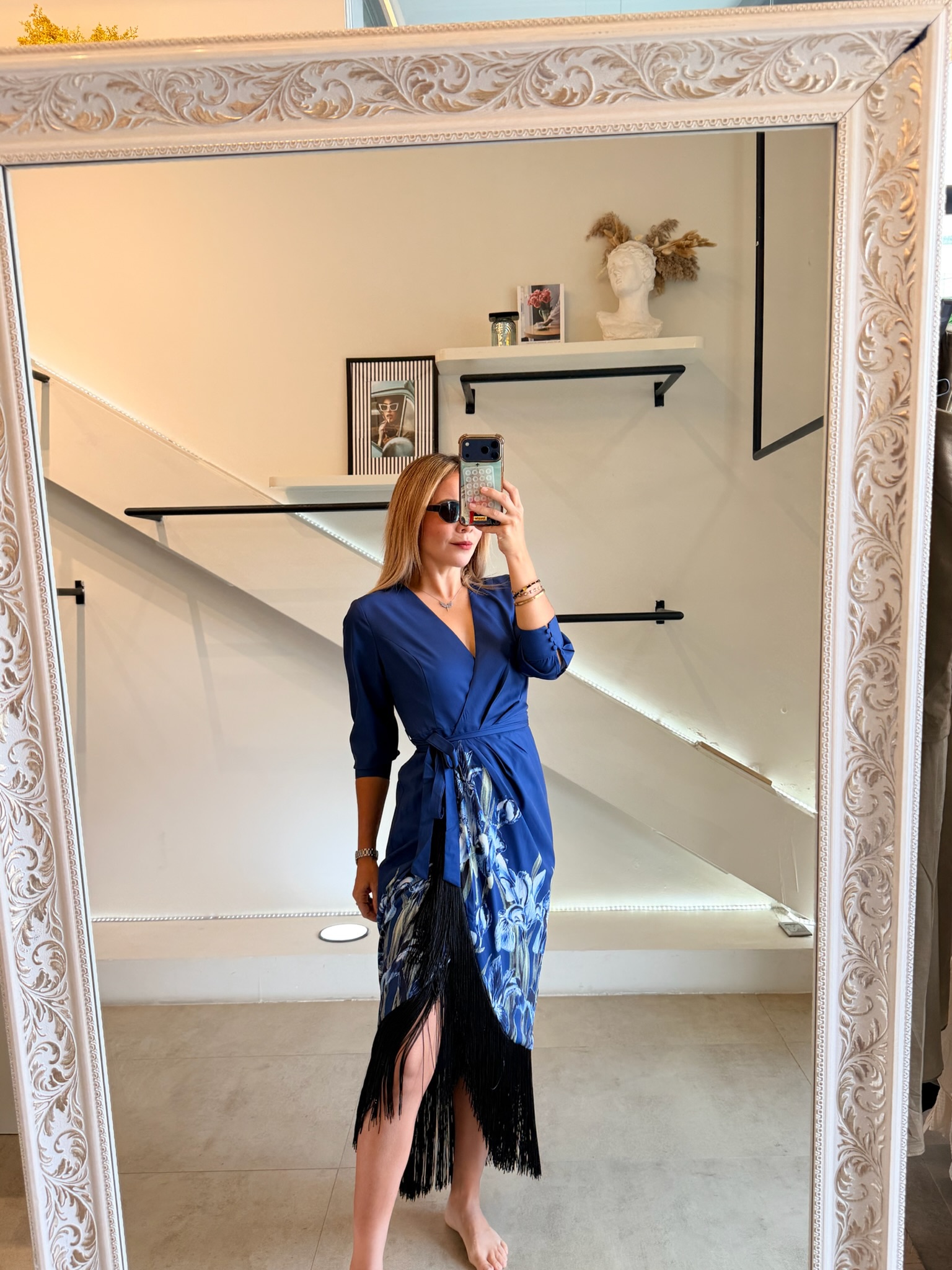 VESTIDO ESPAÑOL BLUE FLECOS - Imagen 7