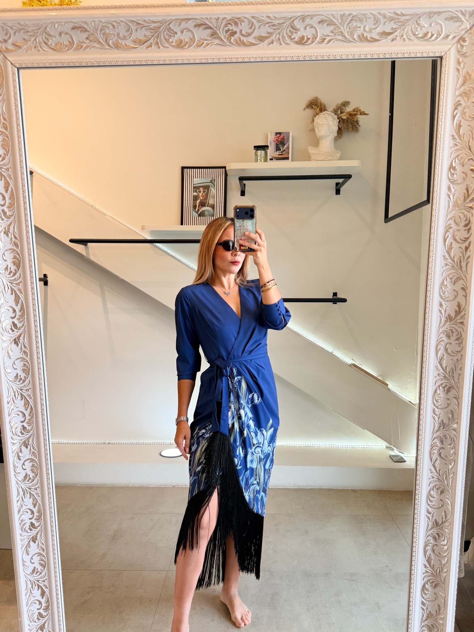 VESTIDO ESPAÑOL BLUE FLECOS - Imagen 6