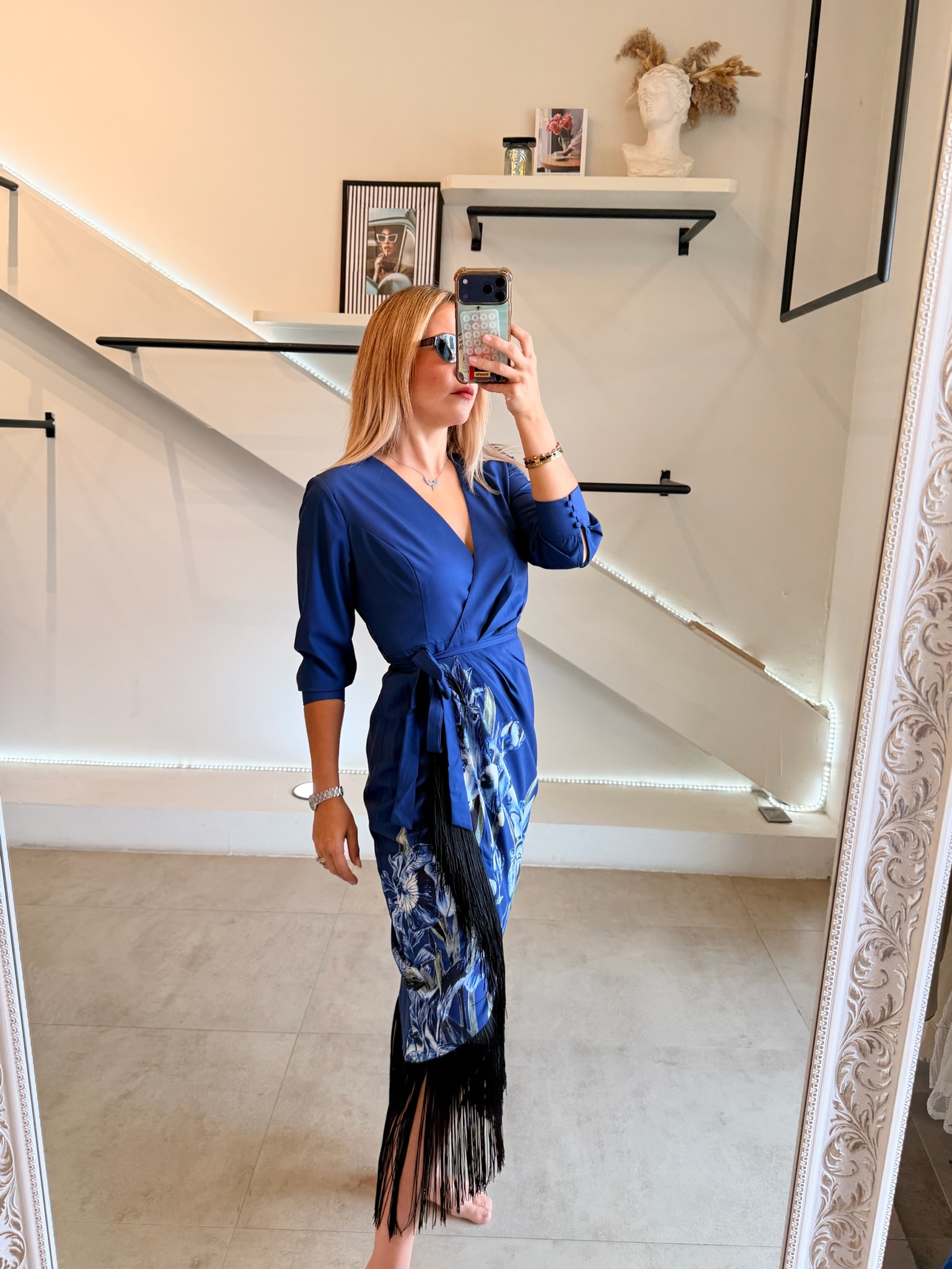 VESTIDO ESPAÑOL BLUE FLECOS - Imagen 5