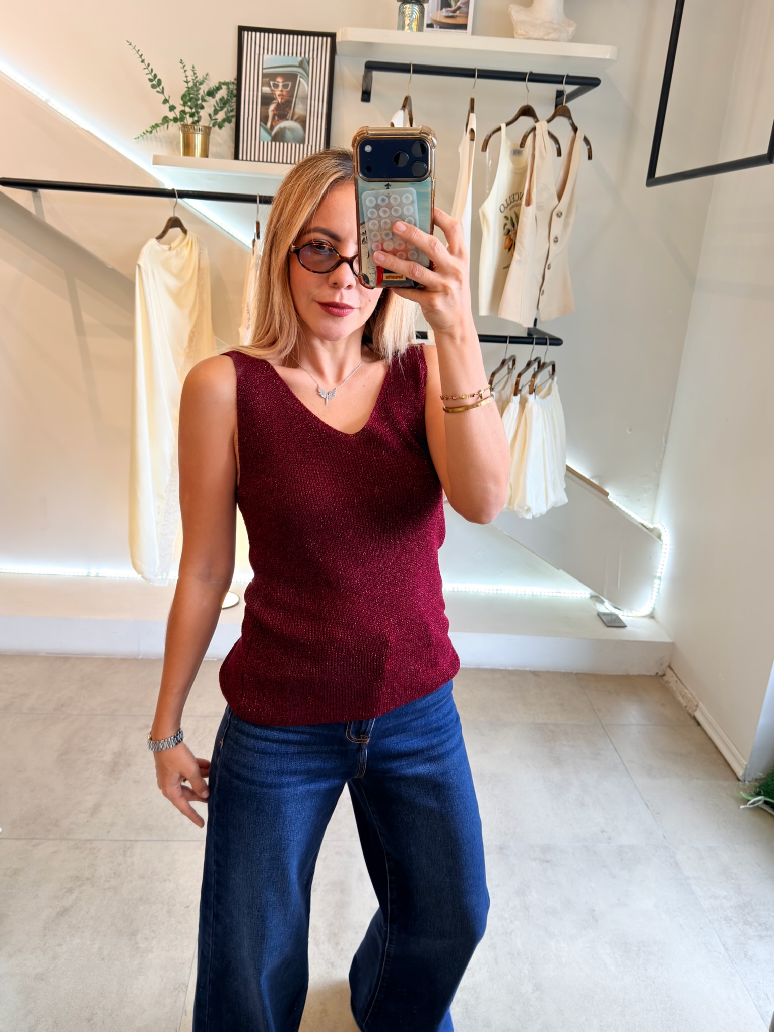 BLUSA TEJIDA CHERRY - Imagen 8