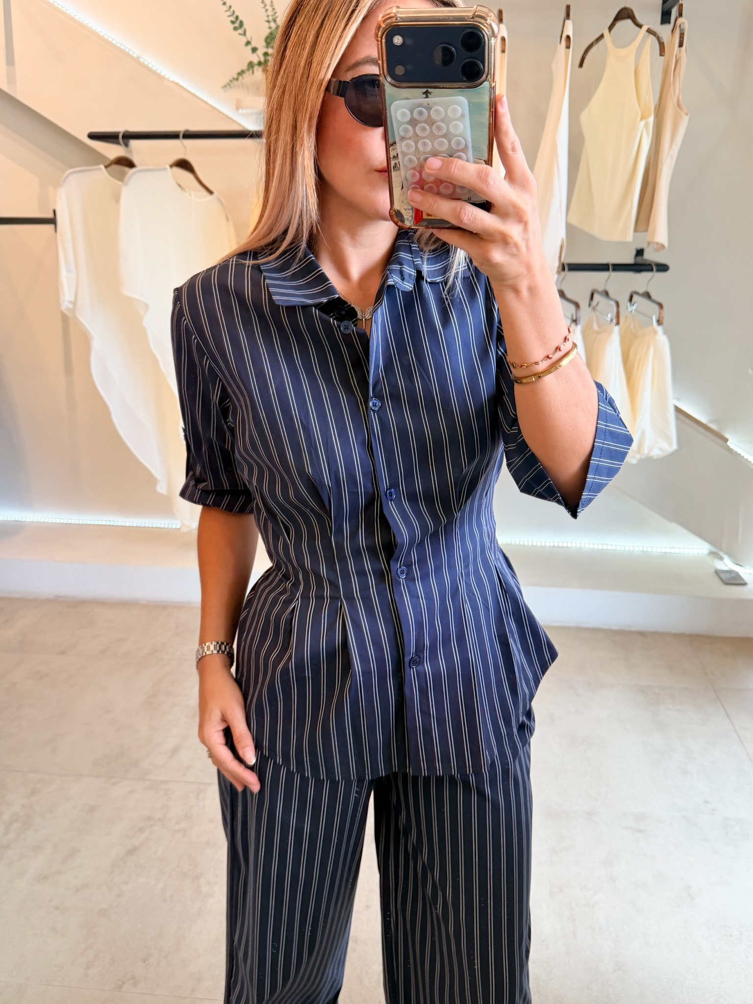 CONJUNTO PANTALON LINES BLUE - Imagen 2