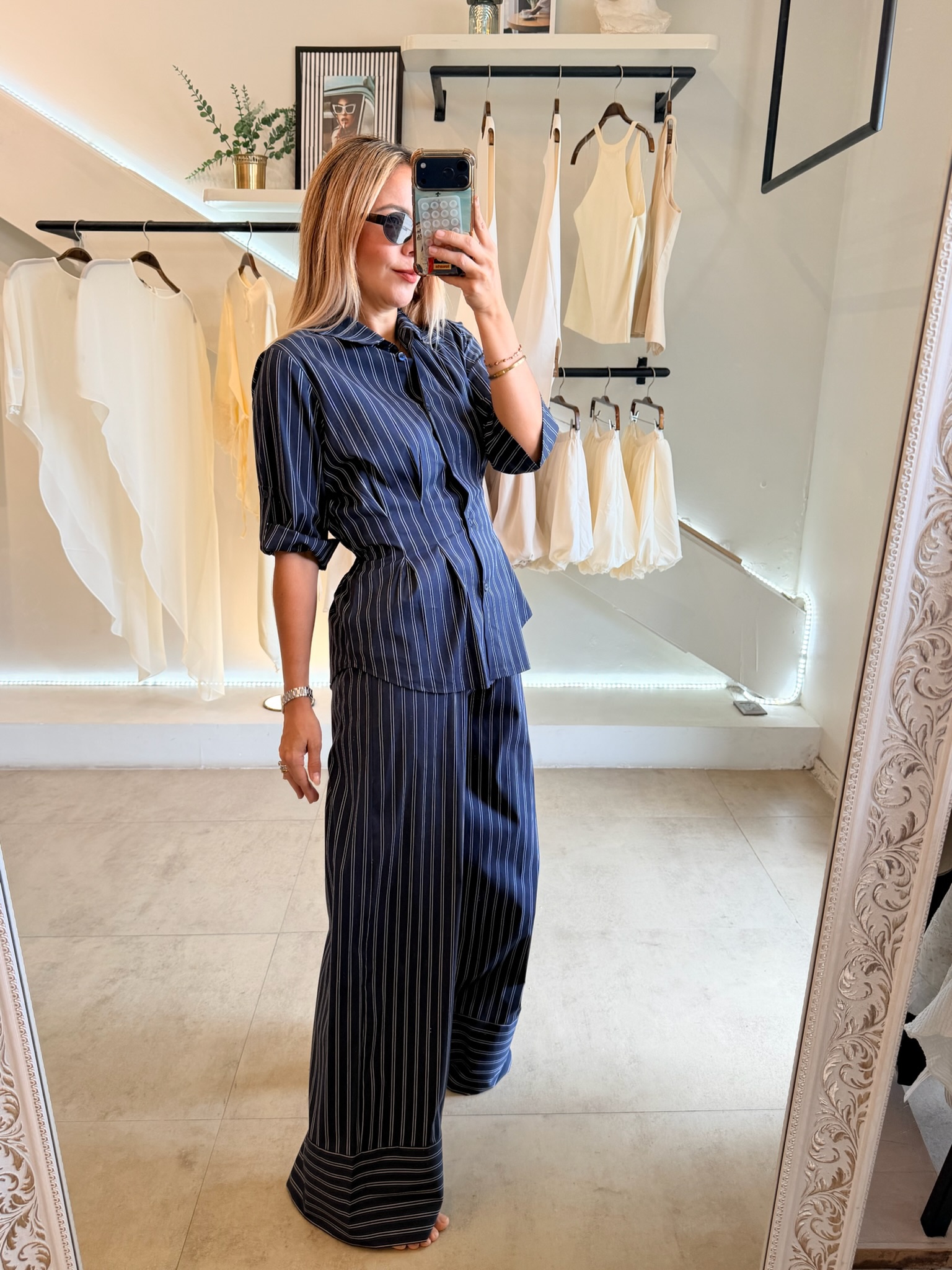 CONJUNTO PANTALON LINES BLUE - Imagen 3