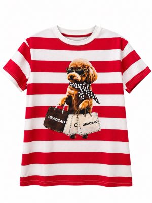 T SHIRT LINES RED