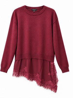 SUÉTER LACE BURGUNDY