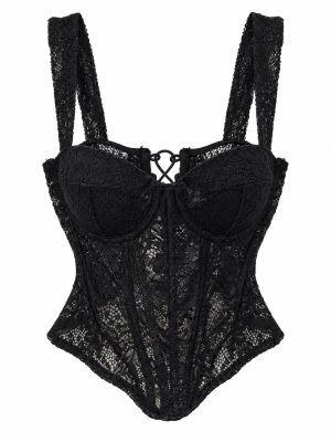 CORSET LACE BLACK
