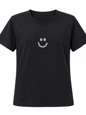 T SHIRT BLACK SMILE
