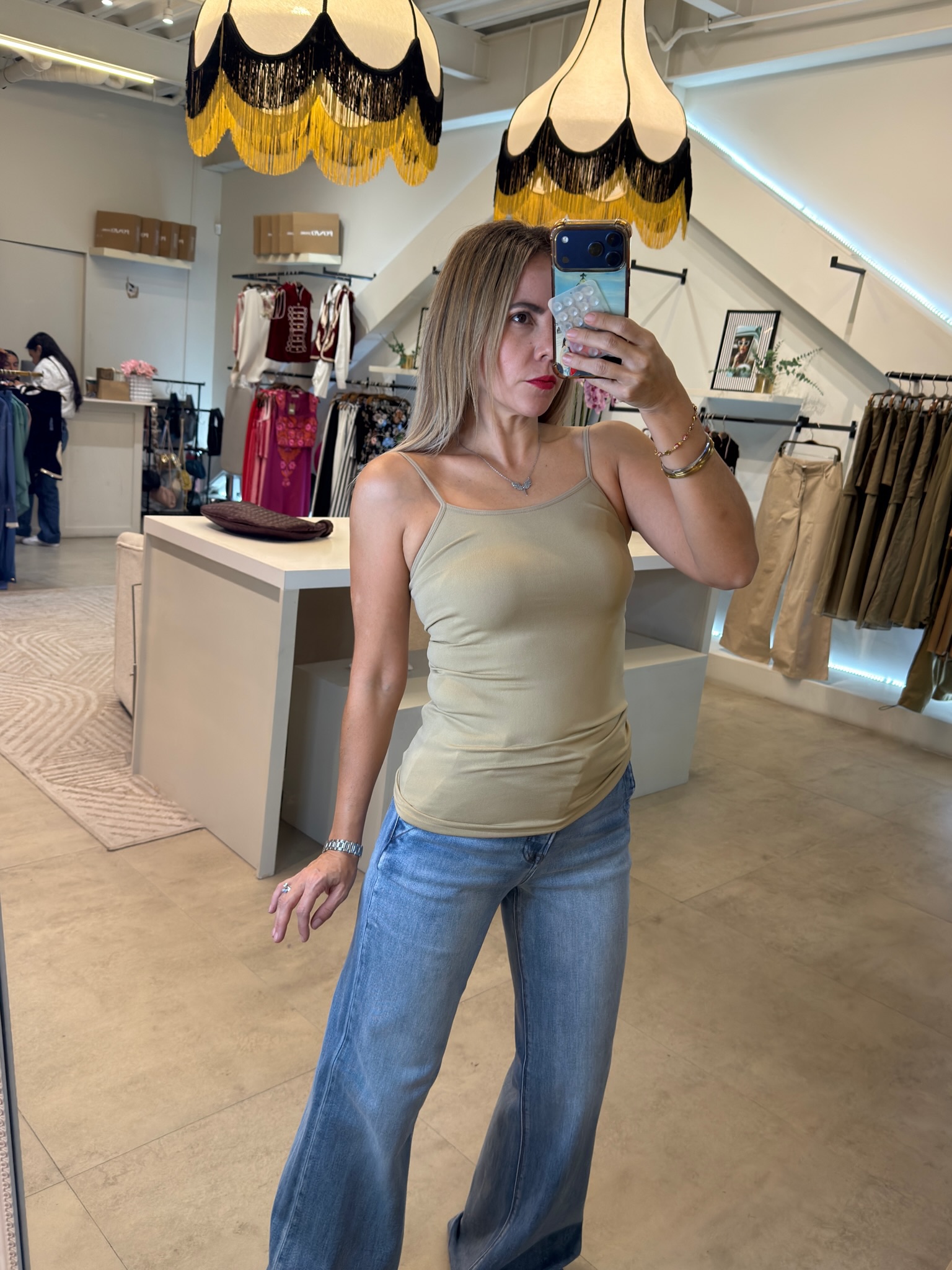BLUSA BÁSICA NUDE - Imagen 2