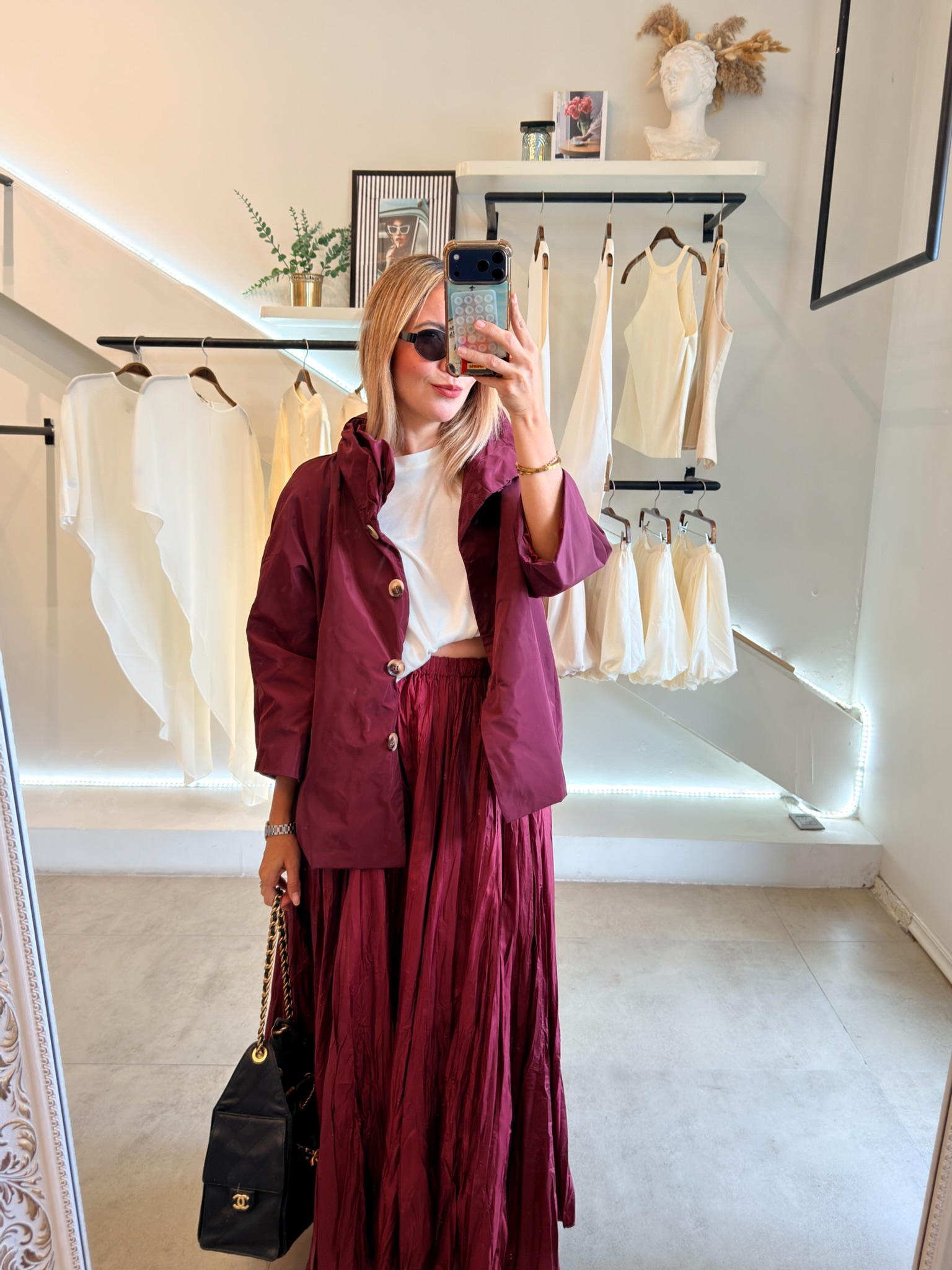 BOMBER JACKET BURGUNDY - Imagen 2