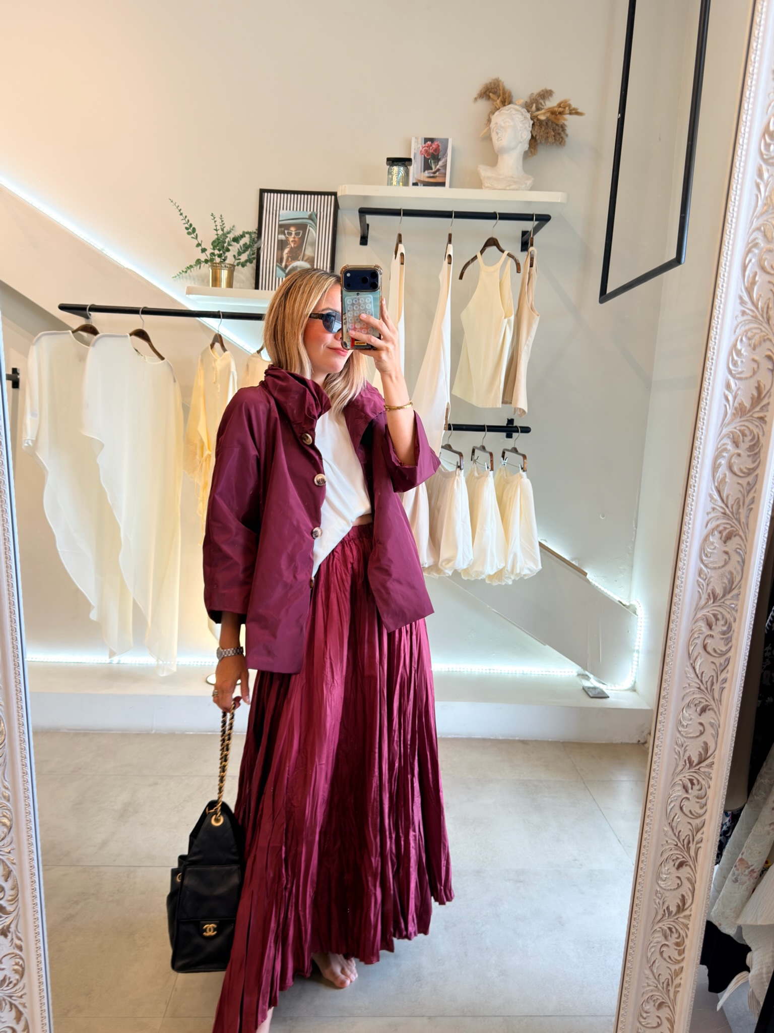 BOMBER JACKET BURGUNDY