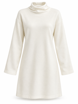 VESTIDO BEIGE CORTO