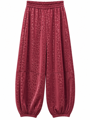 PANTALÓN BURGUNDY PRINT