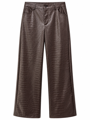 PANTALÓN CUERO PRINT
