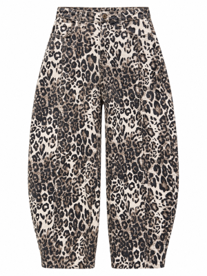 JEANS BARREL PRINT