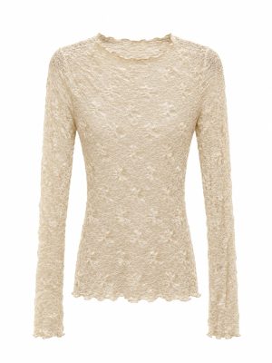 BLUSA ENCAJE BEIGE