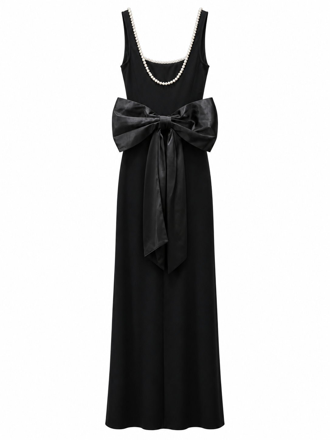 VESTIDO BLACK CORSET PERLA - Imagen 2