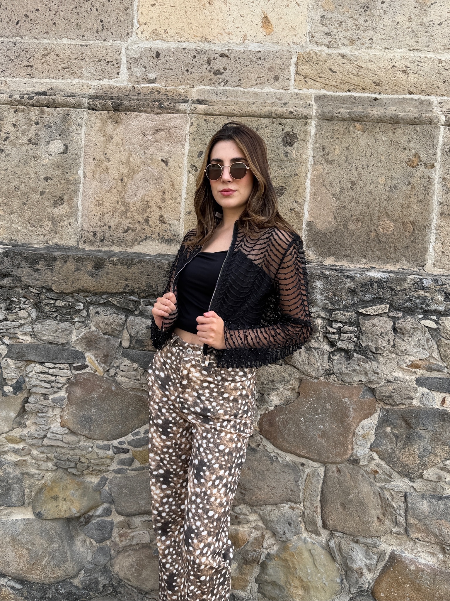 BLUSA JACKET BLACK PERLAS - Imagen 7