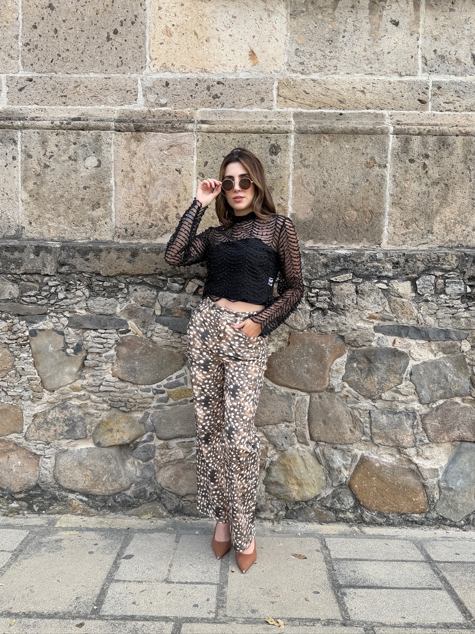 BLUSA JACKET BLACK PERLAS - Imagen 6