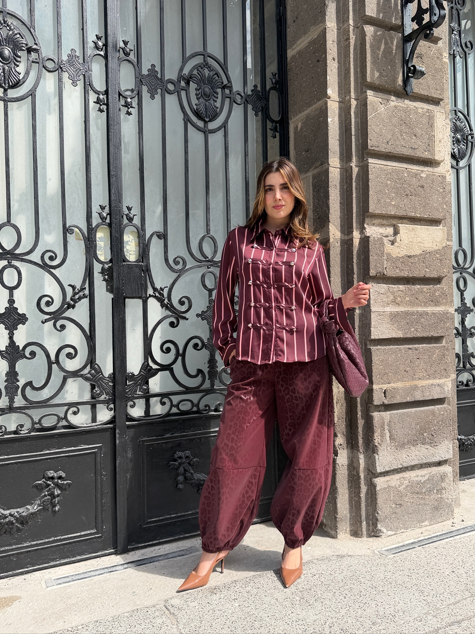 BLUSA BURGUNDY PINK NAPOLEÓN - Imagen 5
