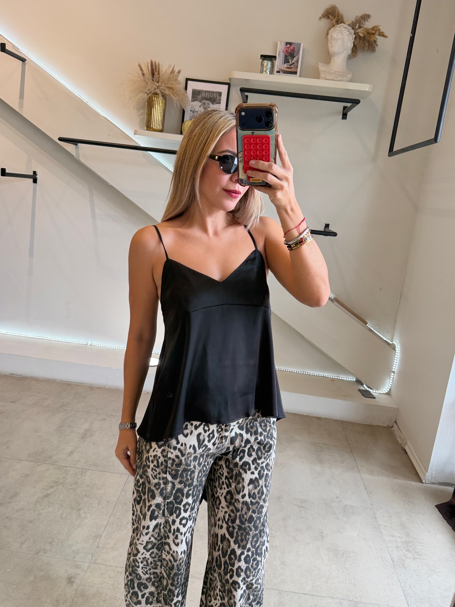 BLUSA BLACK SATÍN - Imagen 3