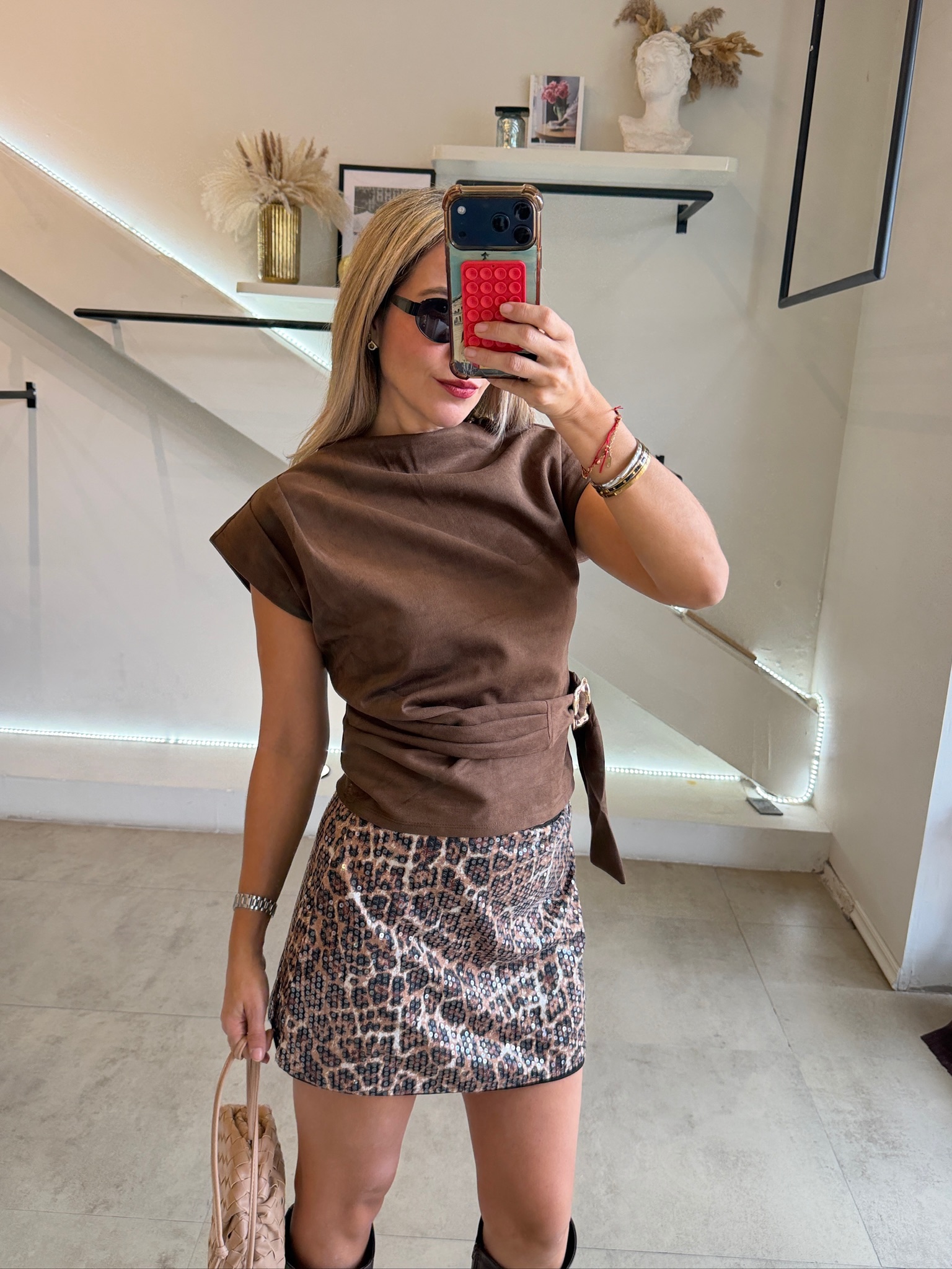 SHORT FALDA PRINT - Imagen 10