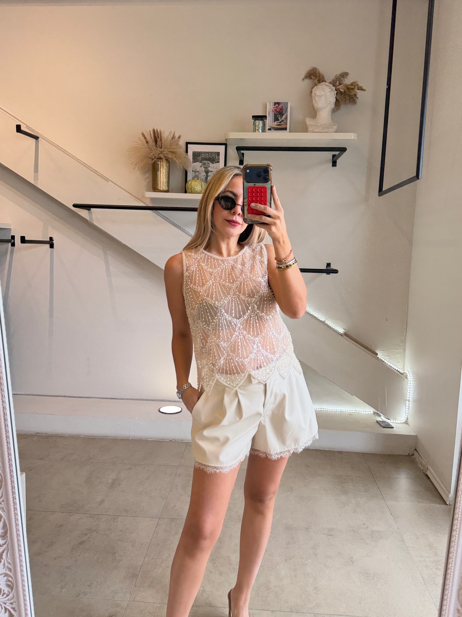 BLUSA IVORY APLICACIONES - Imagen 9