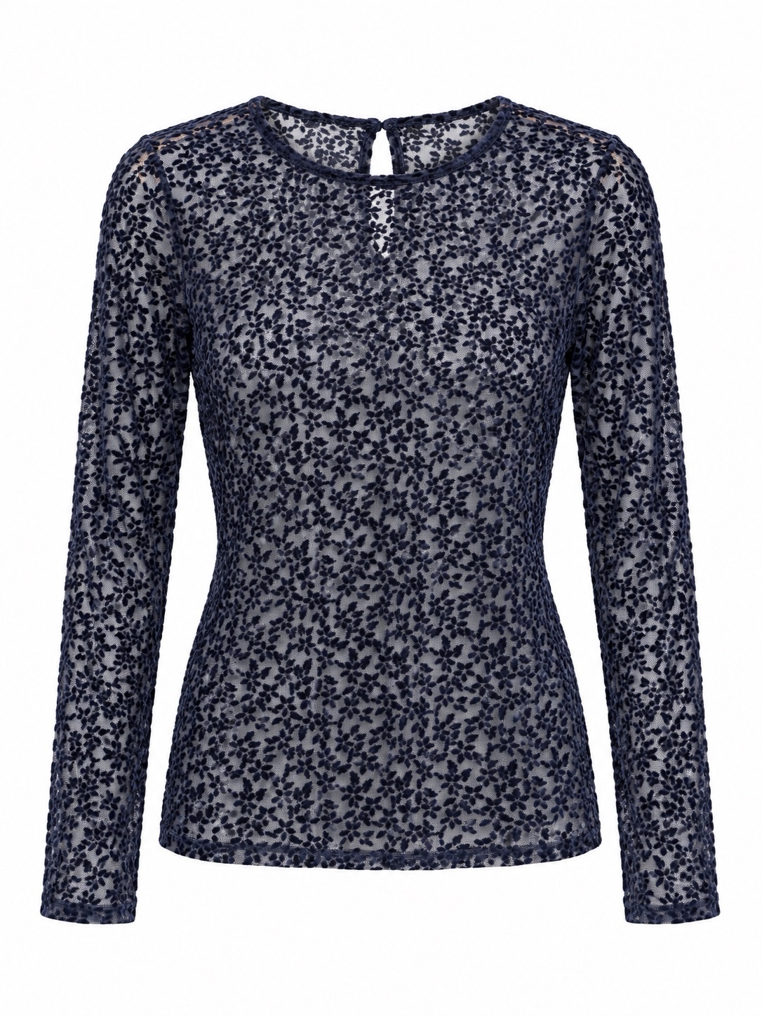 BLUSA MESH BLUE