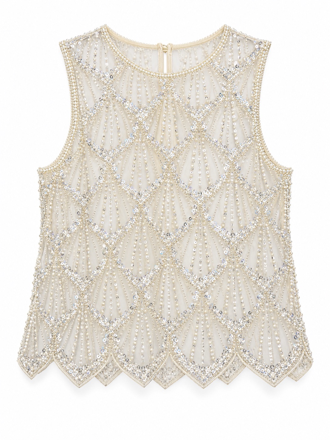 BLUSA IVORY APLICACIONES