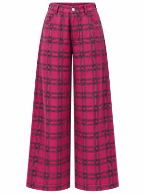 PANTALÓN CUADROS PINK