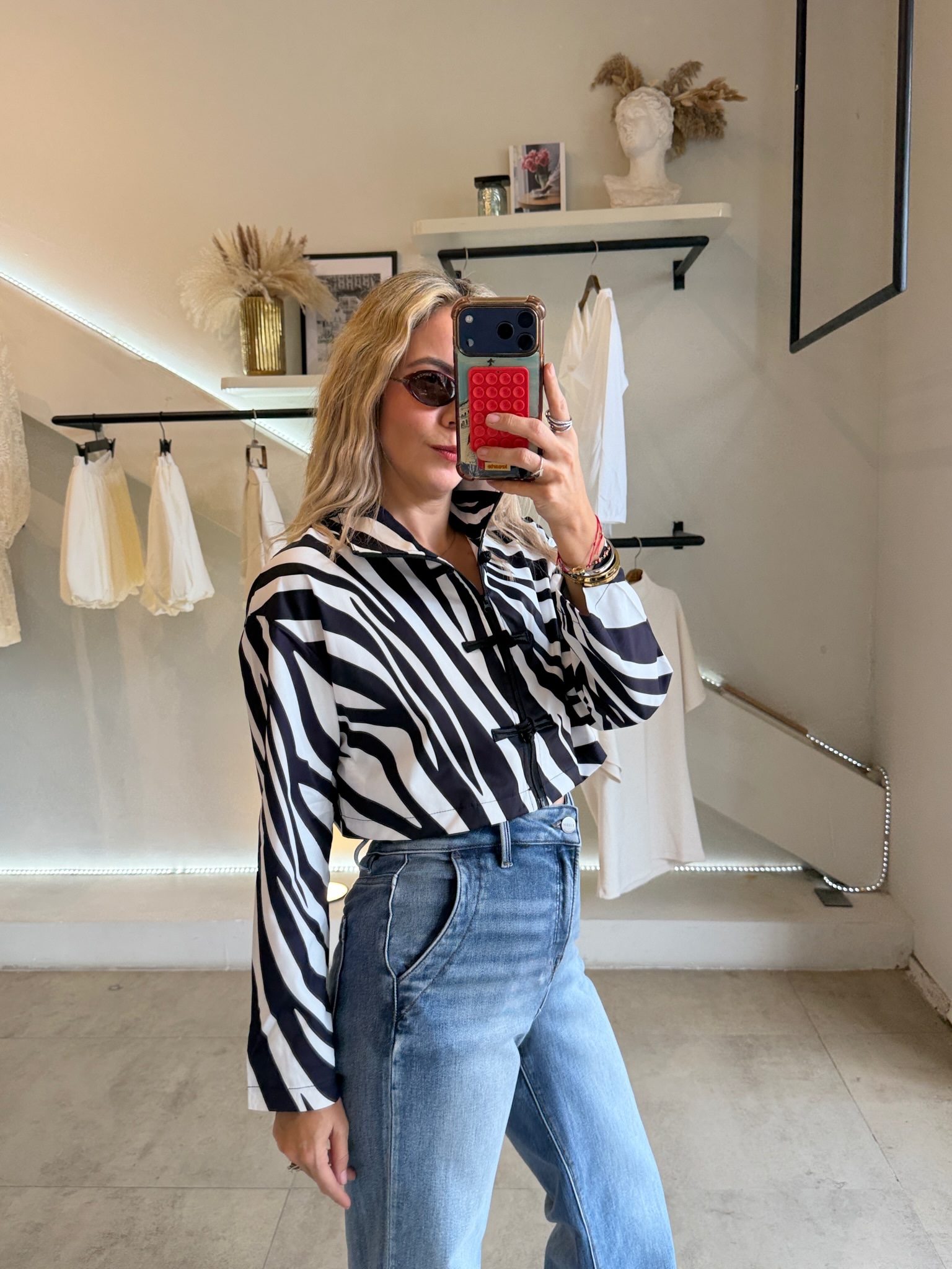 BLUSA PRINT ZEBRA - Imagen 2